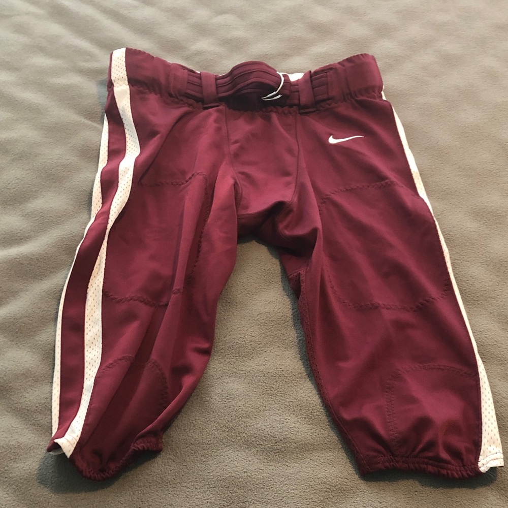 NIKE Vapor Pro Football Pants Maroon Adult Size XL New With Tag